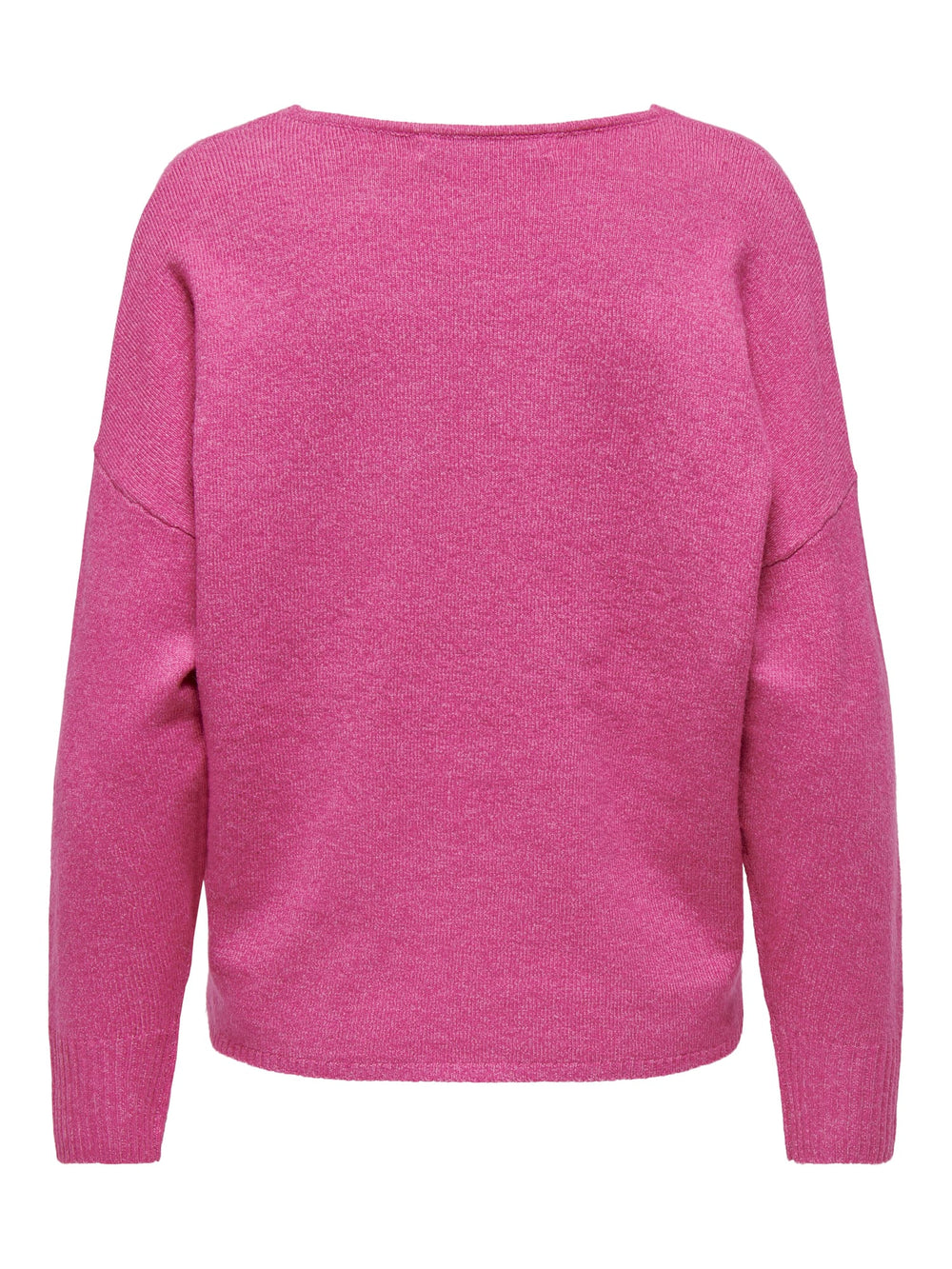Only ONLRICA L/S V-NECK PULLO KNT NOOS – dames trui magenta