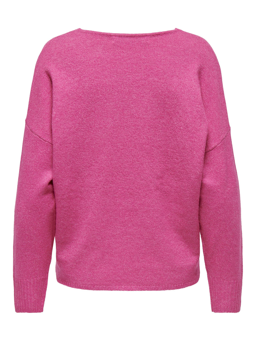 Only ONLRICA L/S V-NECK PULLO KNT NOOS – dames trui magenta