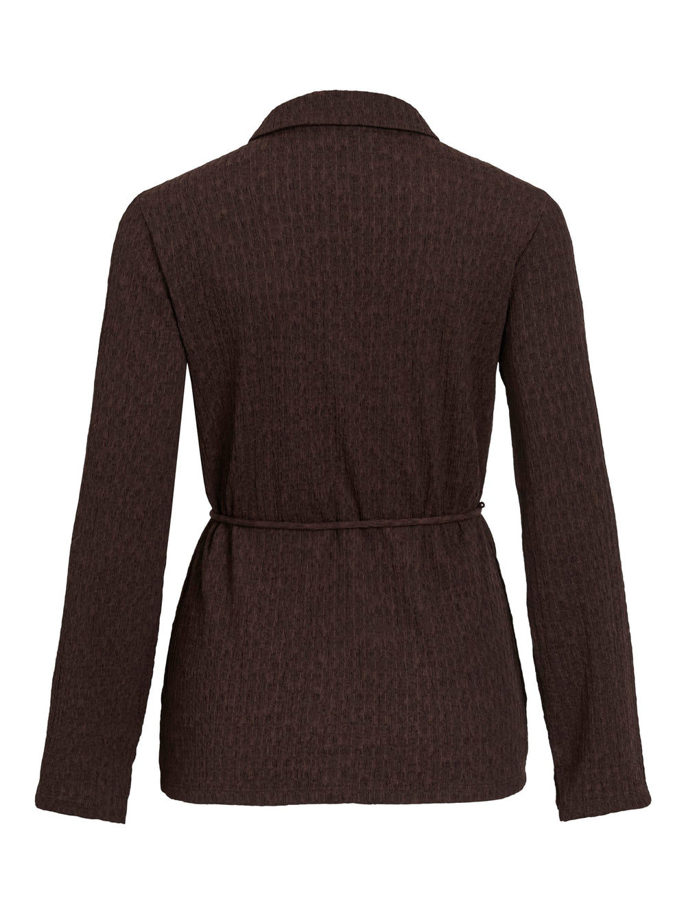 Vila 14117521 meresa blouse l/m bruin