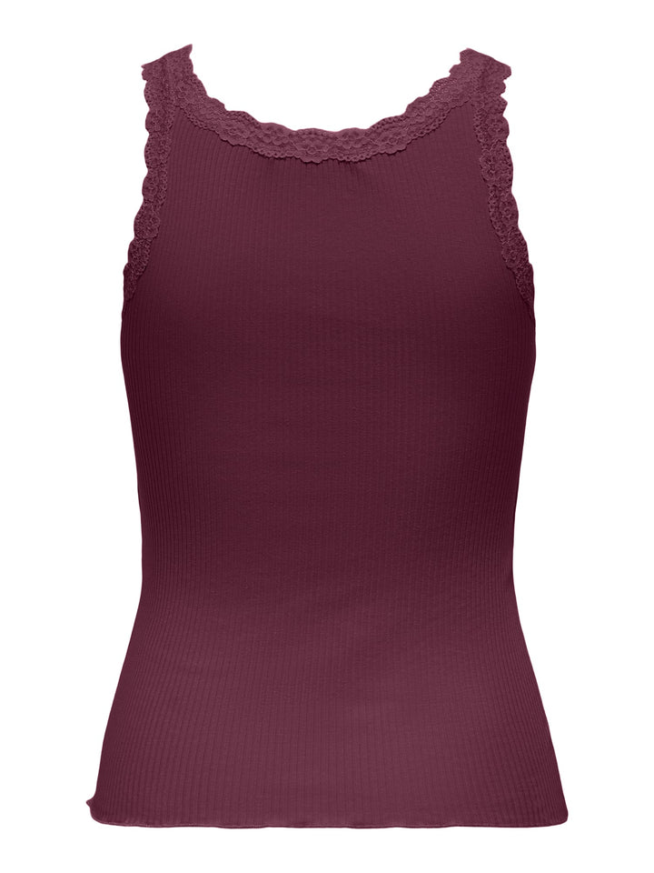 Only 15345994 sara singlet bordeaux – dames