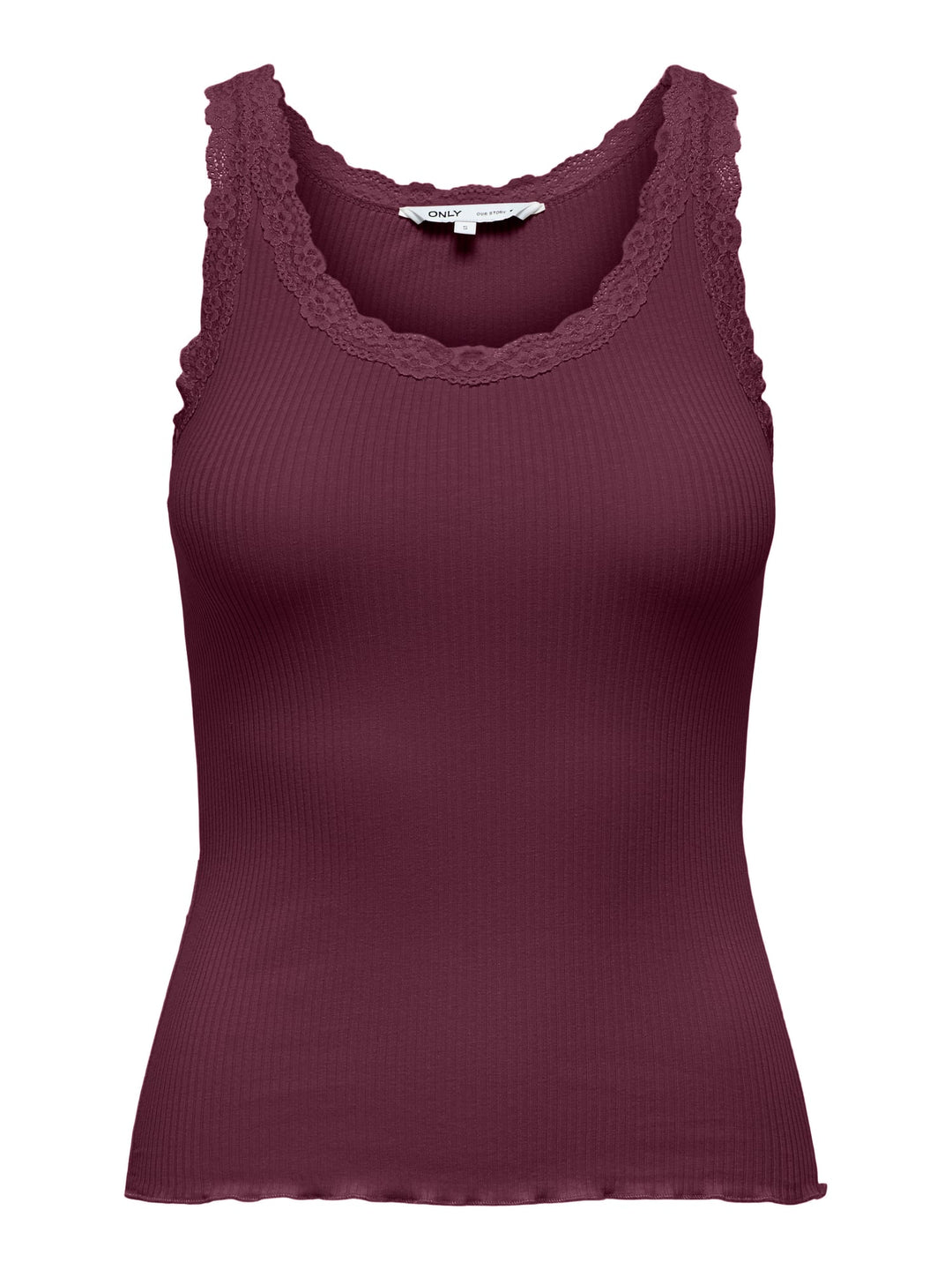Only 15345994 sara singlet bordeaux – dames