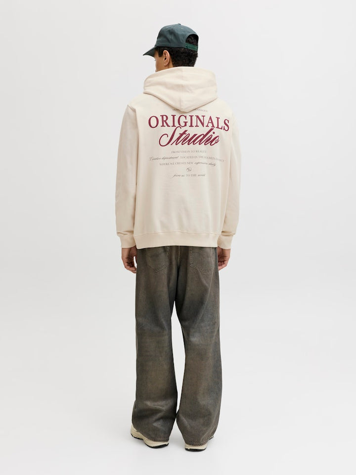 Jack & Jones 12283054 Norrebro hoodie ecru – heren
