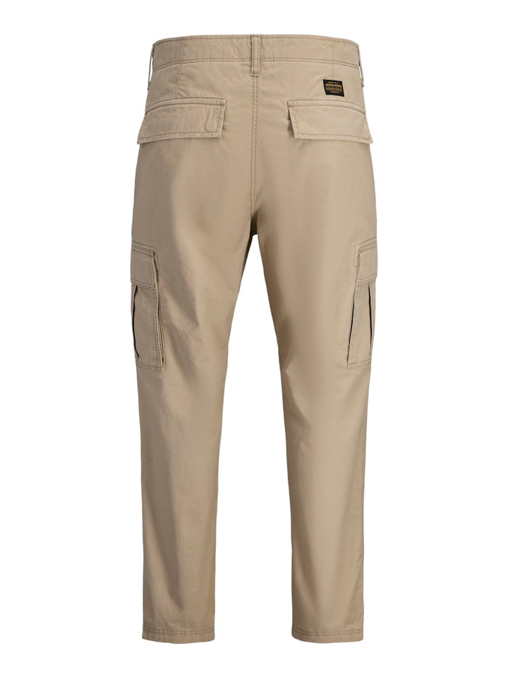 Jack & Jones JPSTKANE FRANK CARGO NOOS – lange broek heren - Zand - L34