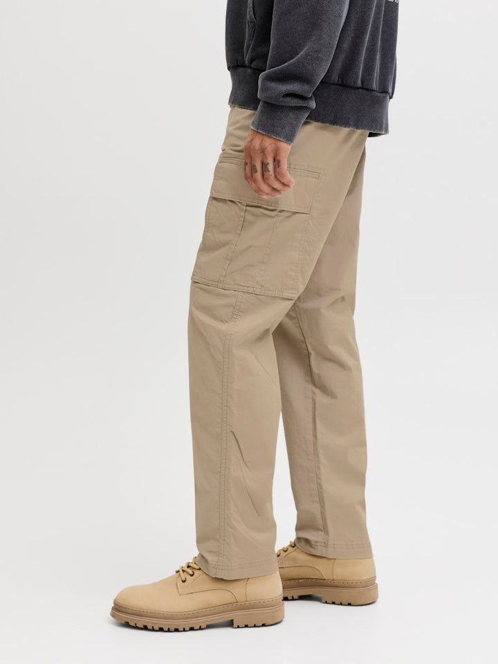 Jack & Jones JPSTKANE FRANK CARGO NOOS – heren lange broek - Zand - L32