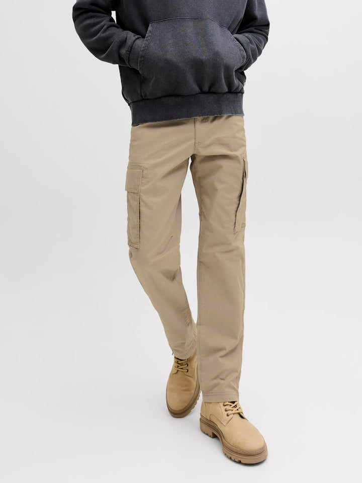 Jack & Jones JPSTKANE FRANK CARGO NOOS – heren lange broek - Zand - L32