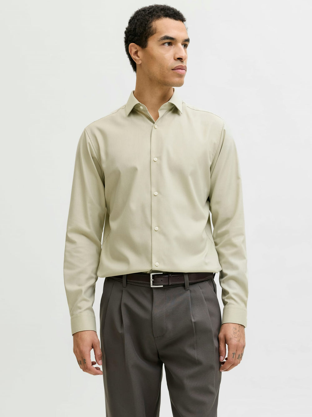 Jack & Jones 12227385 Parker overhemd mint – heren