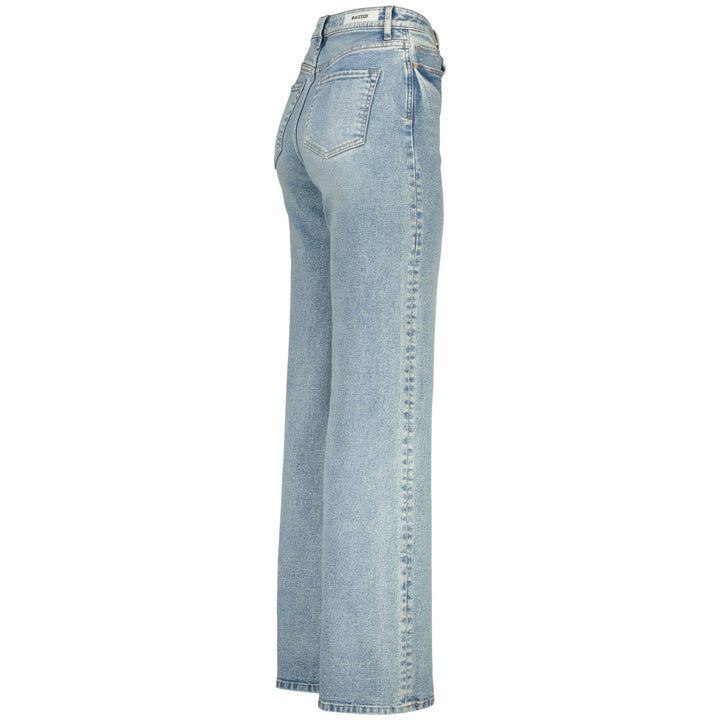 Raizzed Wide leg Jeans Sierra – dames jeans loose fit - Blue Denim - L32
