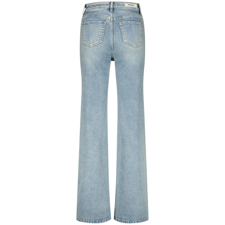 Raizzed Wide leg Jeans Sierra – dames jeans loose fit - Blue Denim - L32