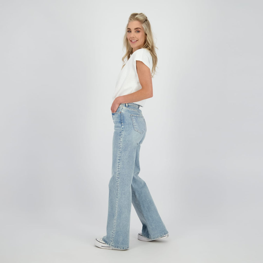 raizzed R126AW420110 jeans loose fit dames blue denim - L32