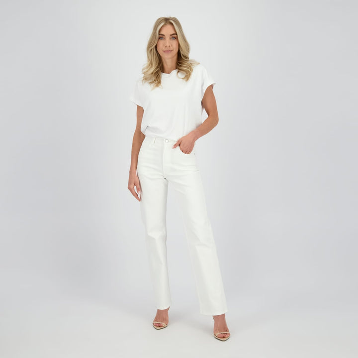 Raizzed Comfort straight Jeans Sarah wit – dames - 32