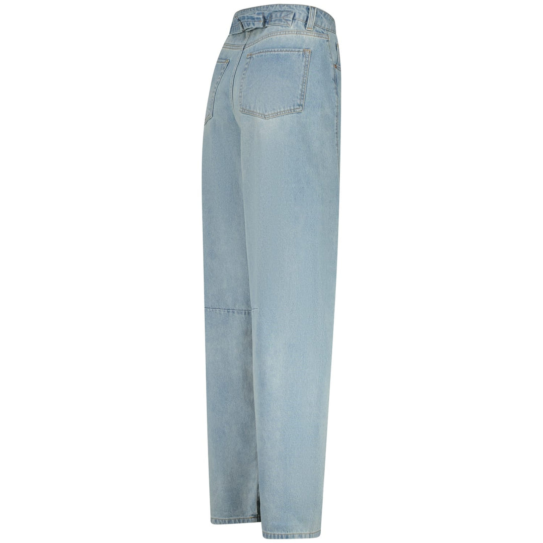 Raizzed dames jeans low croth-baggy fit – blauw denim - Blue Denim - L30