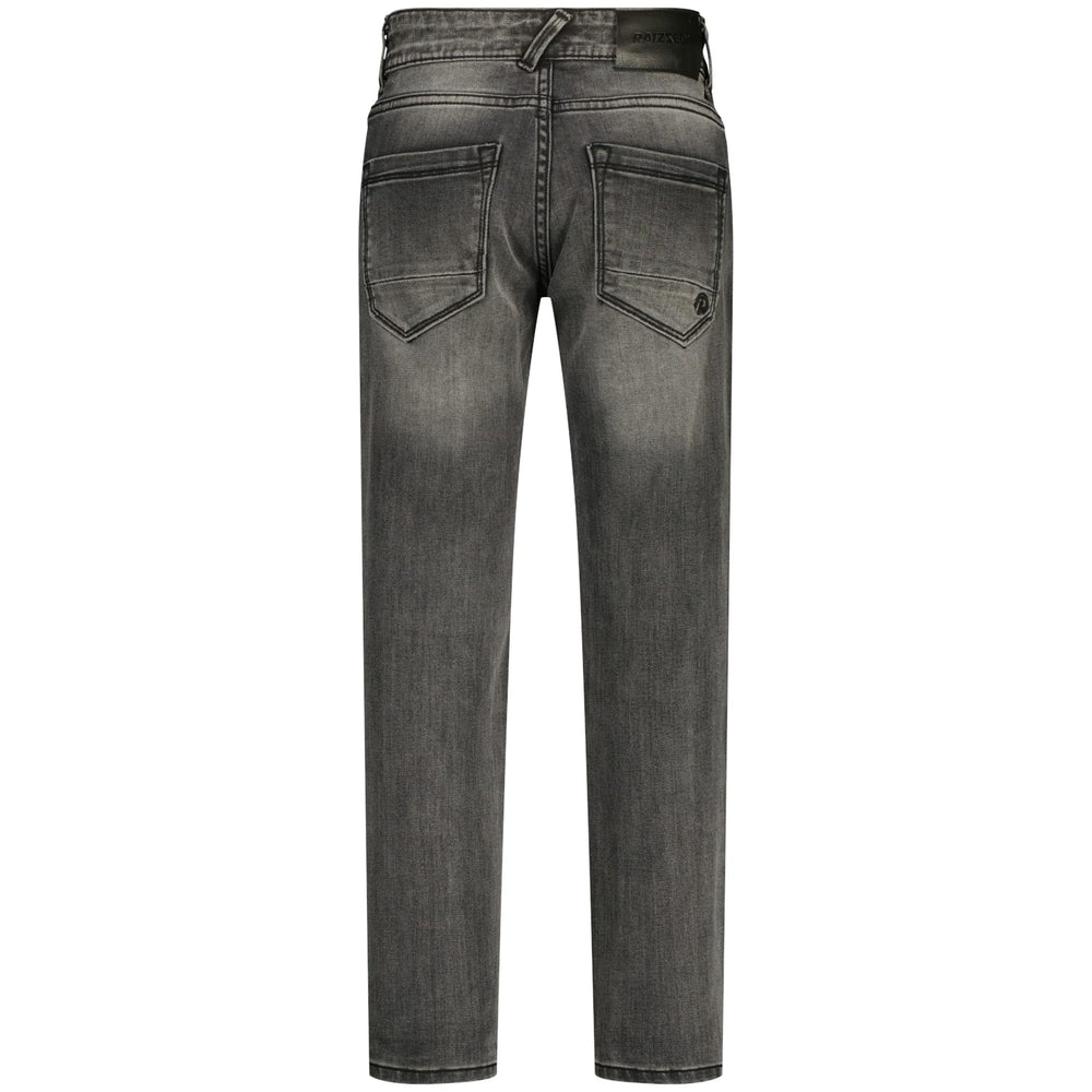 Raizzed Straight Jeans Berlin zwart denim – jongens - Black Denim