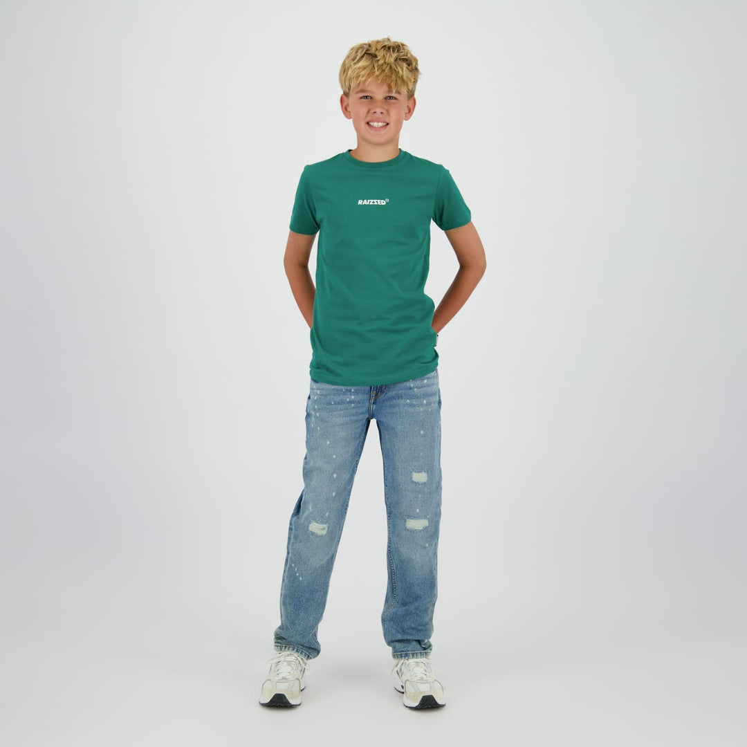 Raizzed T shirt Heasy groen – jongens