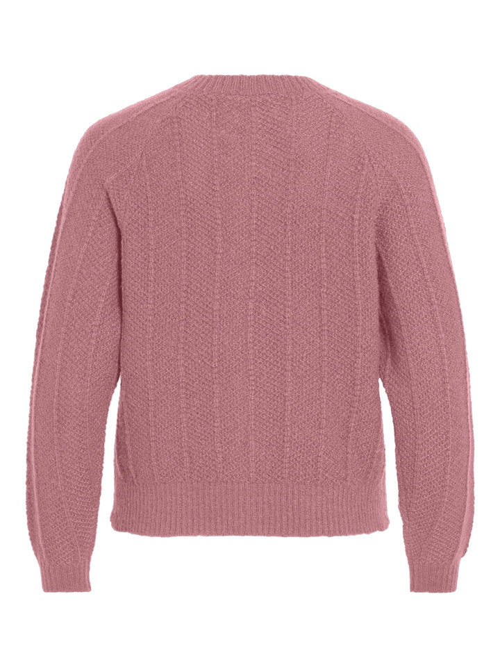 Vila 14116177 Tuli vest gebreid dames mauve