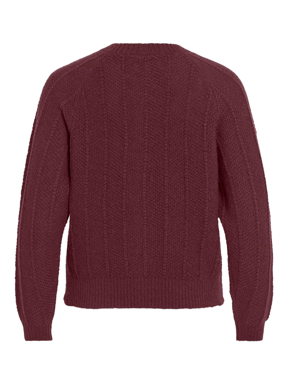 Vila 14116177 Tuli vest gebreid dames bordeaux