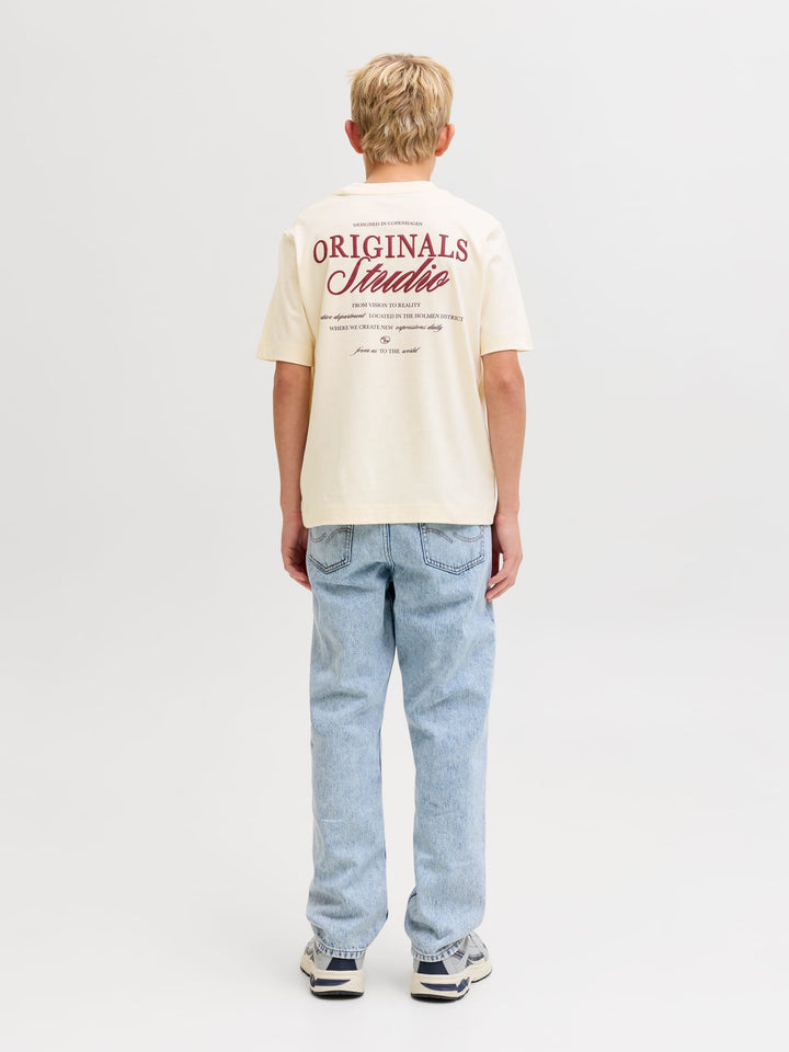 Jack & Jones Kids T-shirt ecru – jongens