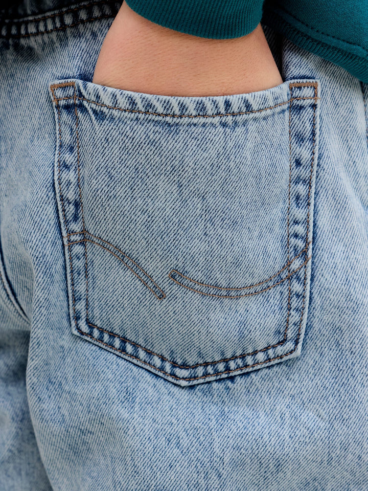 Jack & Jones Kids Chris jeans loose fit – jongens - Blue Denim