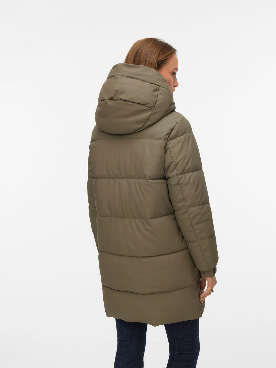 VERO MODA 10275292 Gretafie winterjas taupe – dames