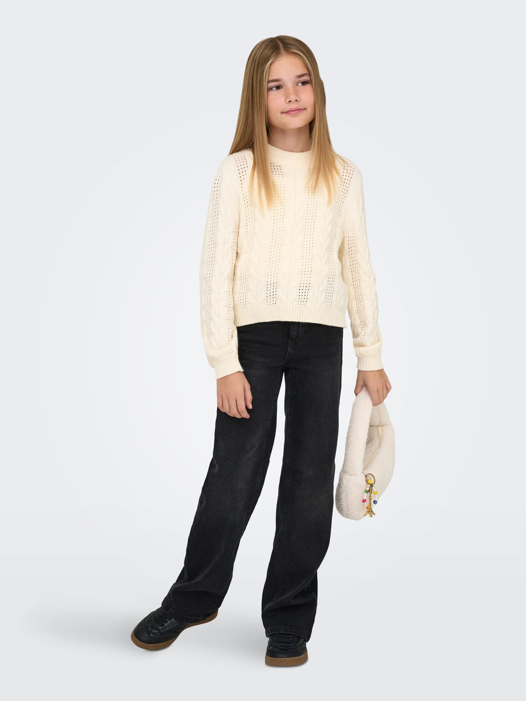Kids Only Juicy jeans loose fit zwart denim – meisjes - Black Denim