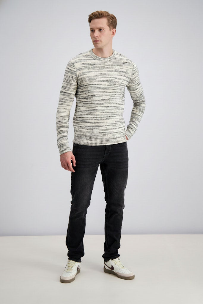 Gabbiano men 616262 niko trui ecru dessin – heren