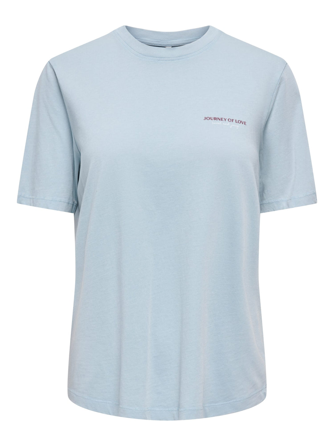 Only ONLLUCY MONJA S/S TOP lichtblauw – dames t-shirt