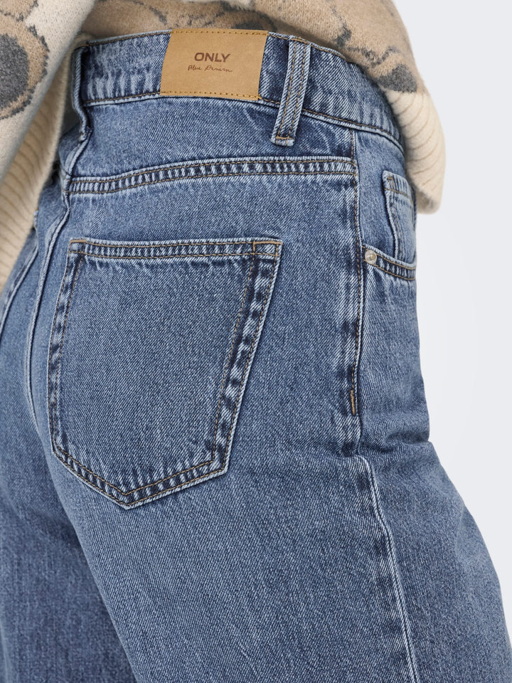 Only Hope wide fit jeans blauw denim – dames - Blue Denim - L30