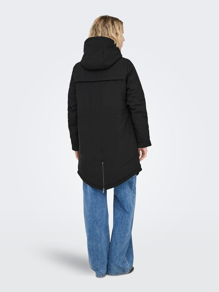 Only ONLmaastricht parka – dames winterjas zwart