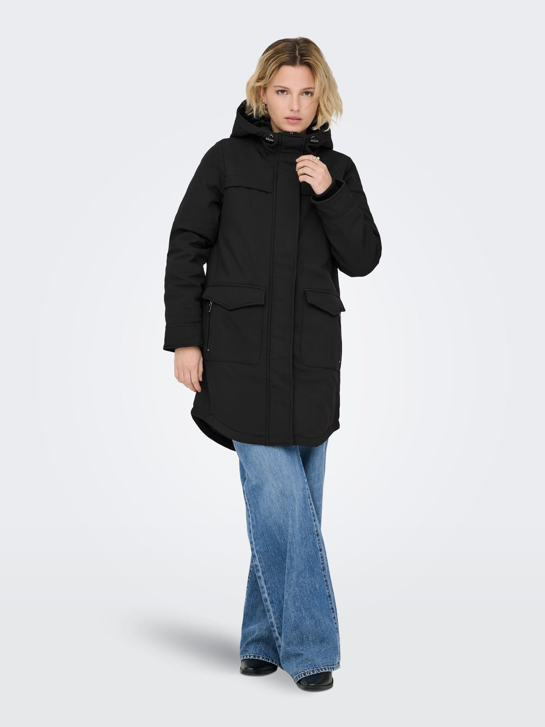 Only ONLmaastricht parka – dames winterjas zwart