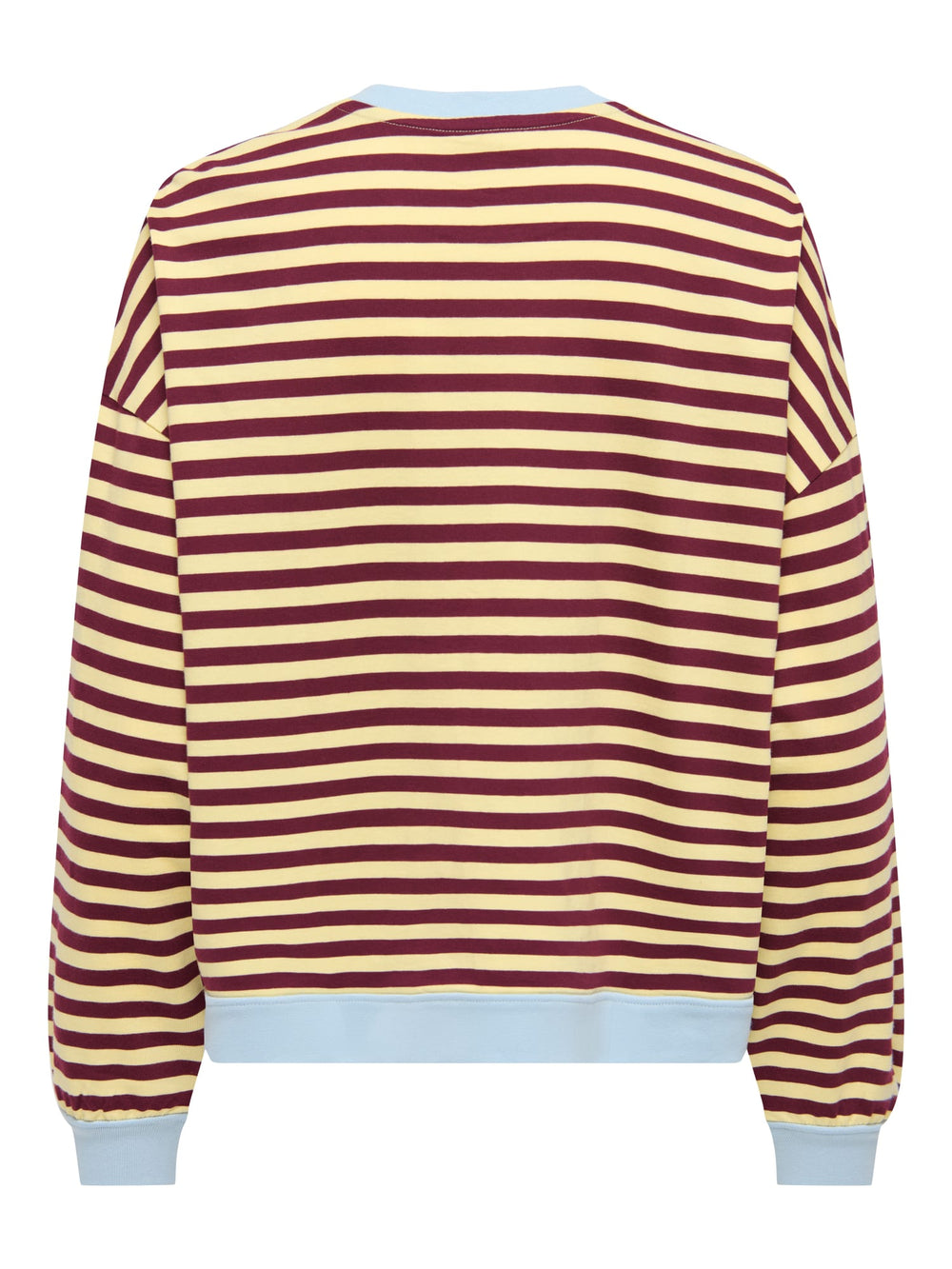 Only 15380742 Freja t-shirt l/m dames geel dessin
