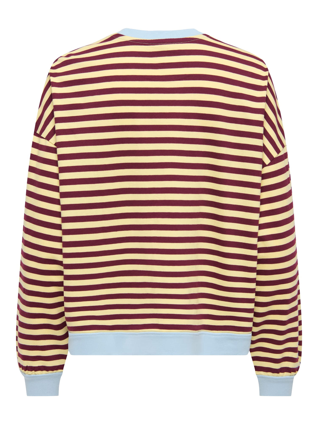 Only 15380742 Freja t-shirt l/m dames geel dessin