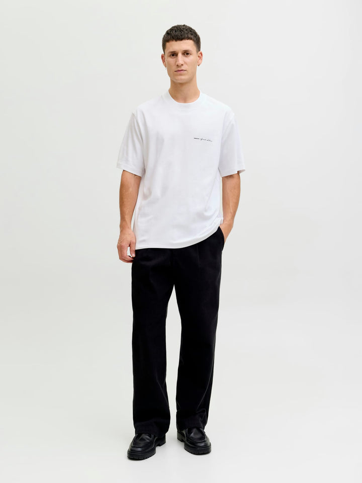 Jack & Jones T-shirt k/m heren wit – Blaowen