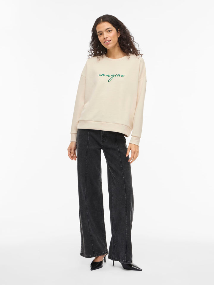Vila Siffi sweater beige – dames