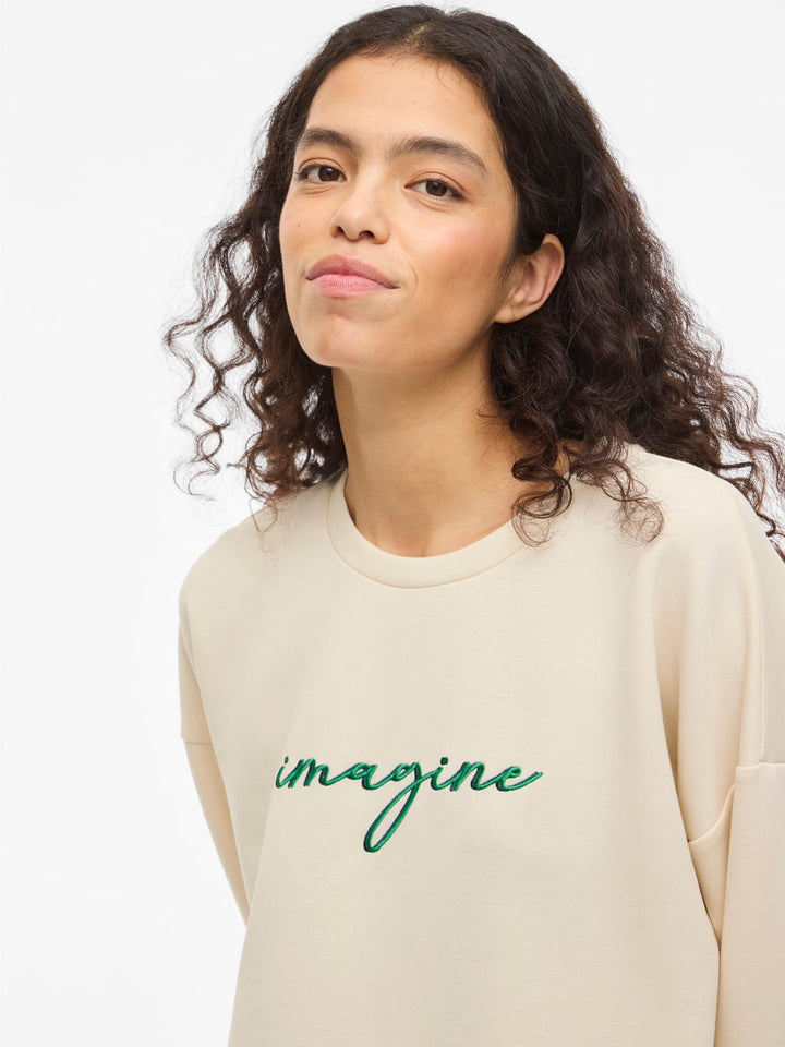 Vila Siffi sweater beige – dames