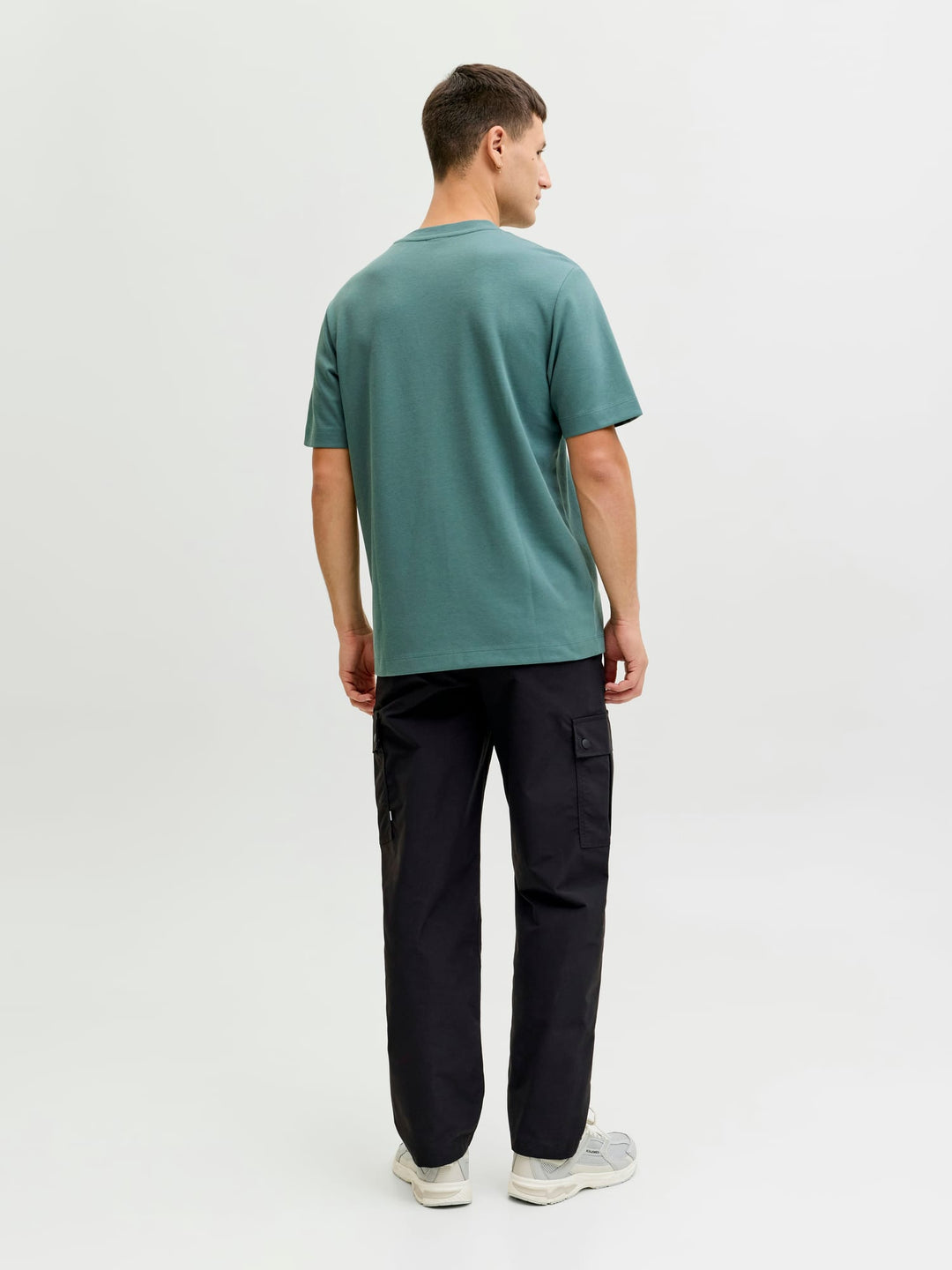 Jack & Jones Fusion T-shirt petrol blauw – heren