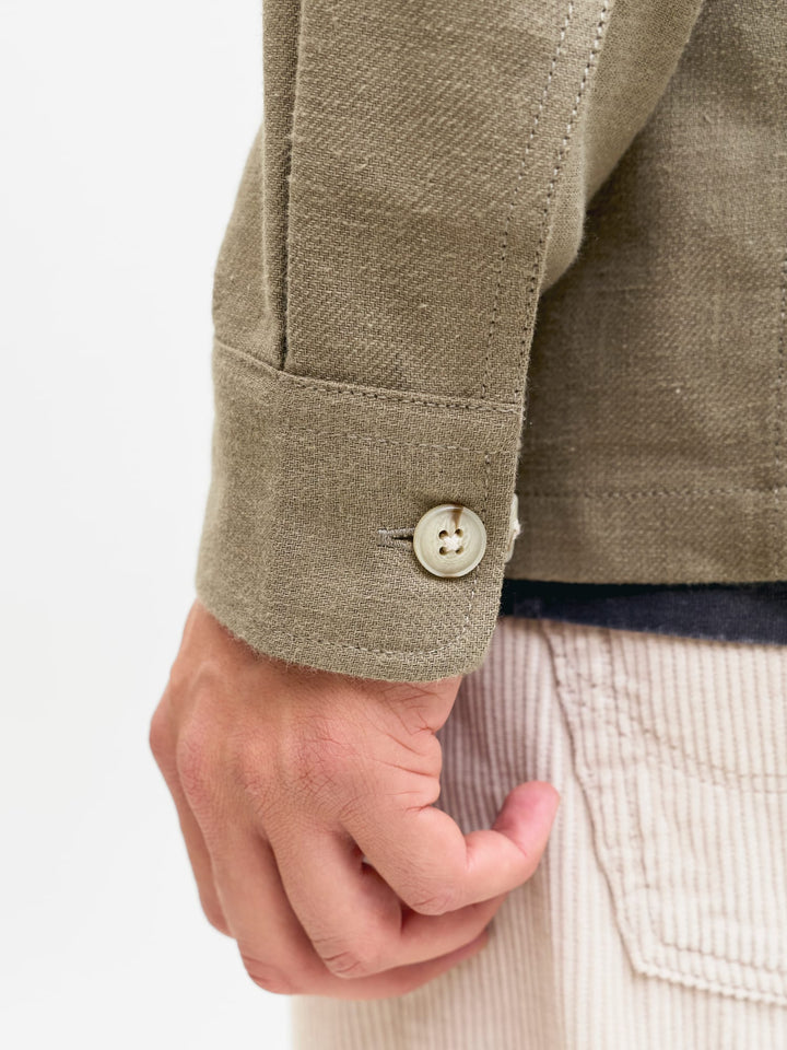 Jack & Jones Rayle overhemd l/m olijf – heren