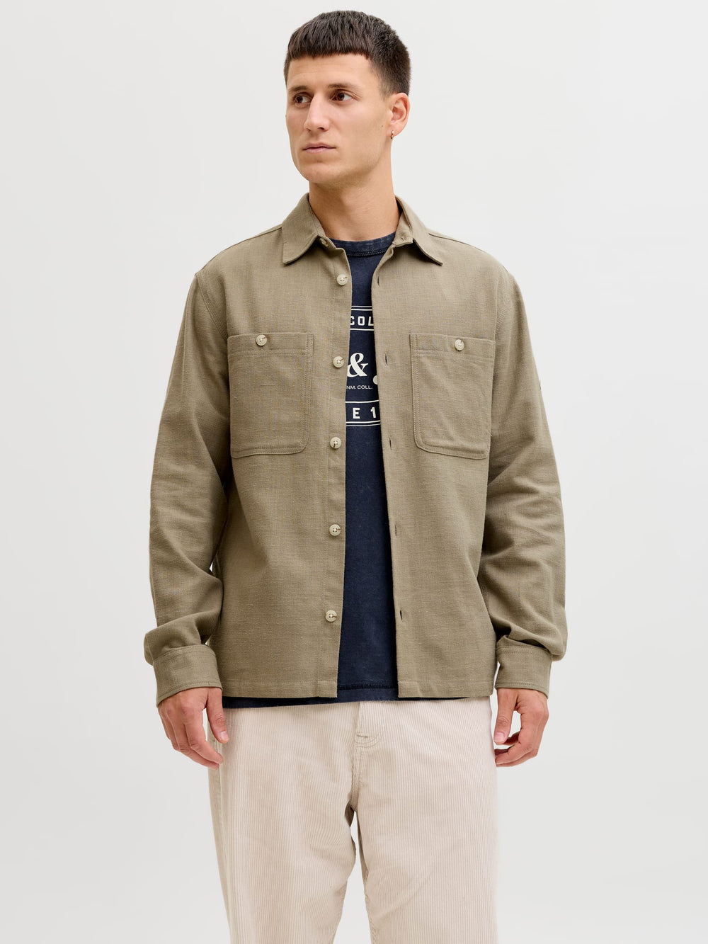 Jack & Jones Rayle overhemd l/m olijf – heren