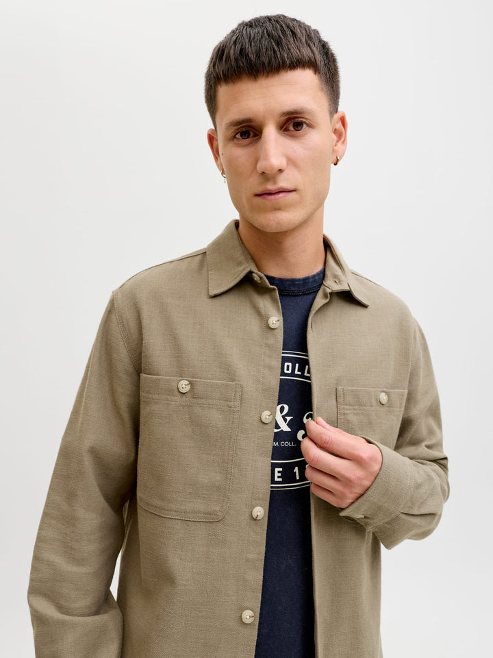 Jack & Jones Rayle overhemd l/m olijf – heren
