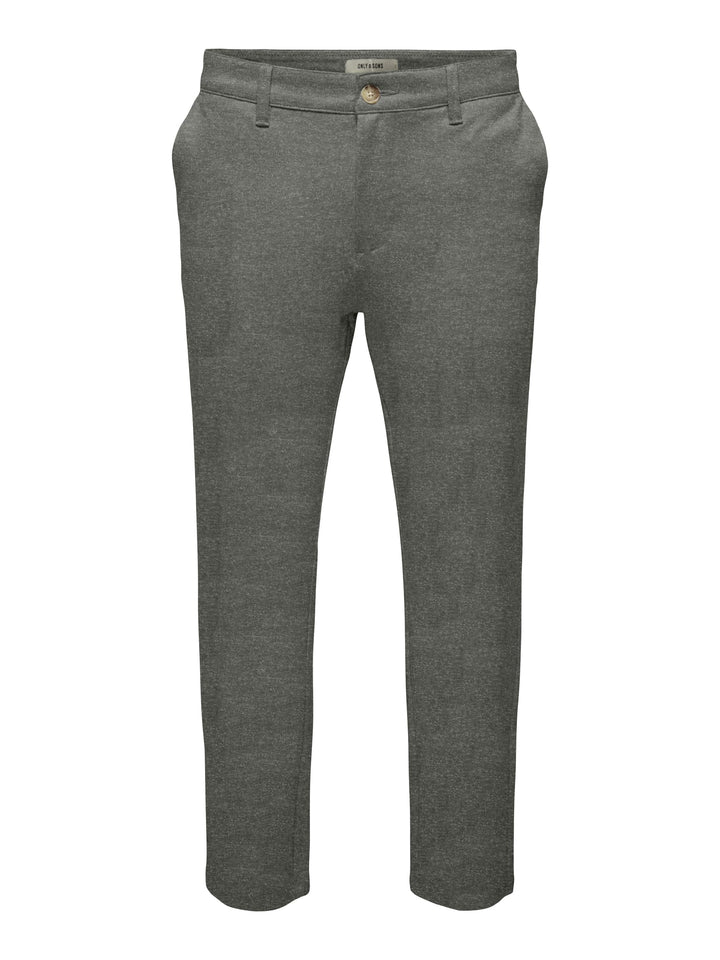 ONLY &amp; SONS 22040087 Mark lange broek grijs – heren - L34