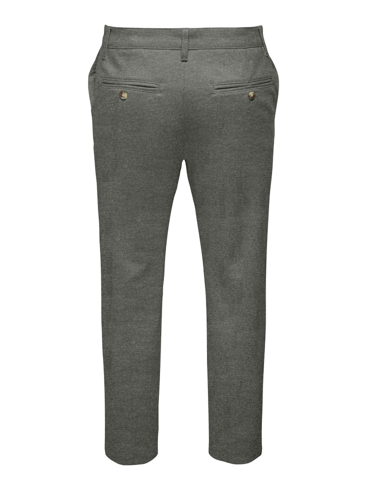 ONLY &amp; SONS 22040087 Mark lange broek grijs – heren