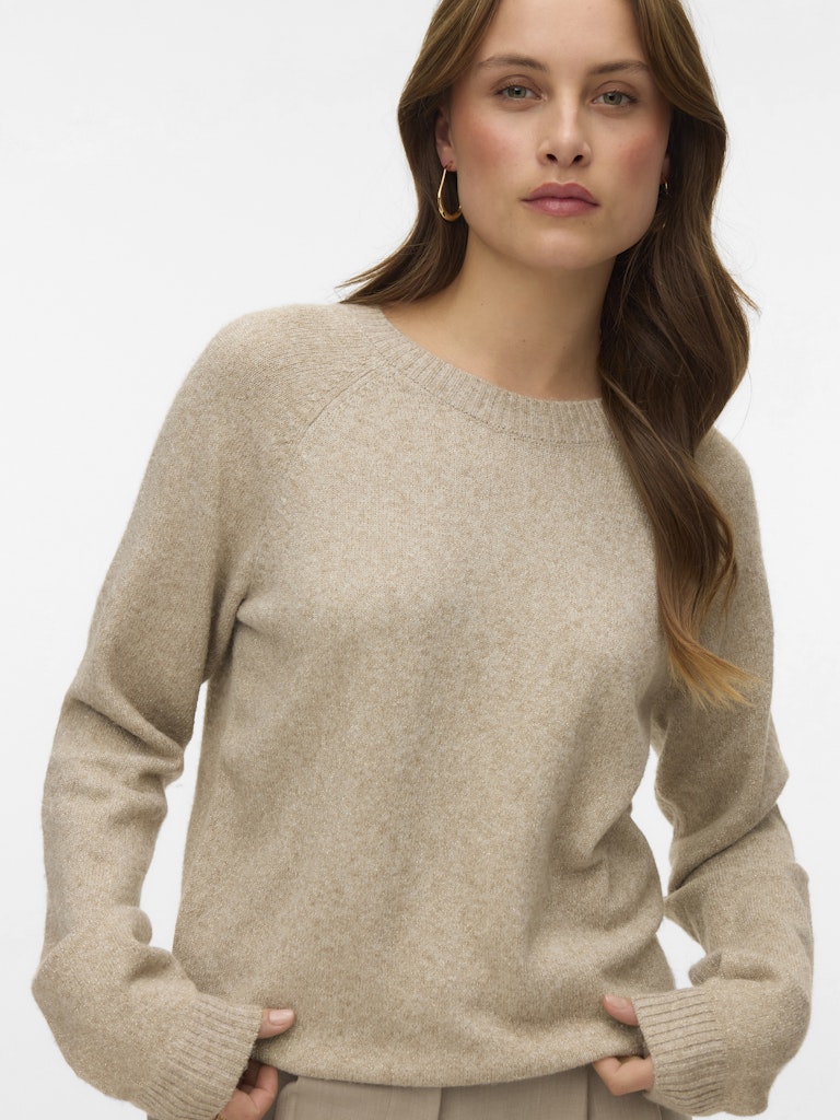 VERO MODA Doffyshine trui beige – dames