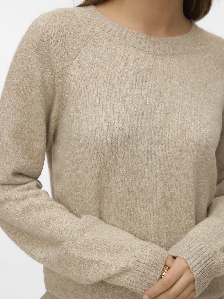 VERO MODA Doffyshine trui beige – dames