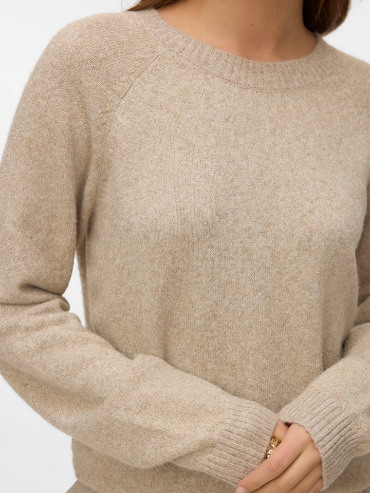 VERO MODA Doffyshine trui beige – dames