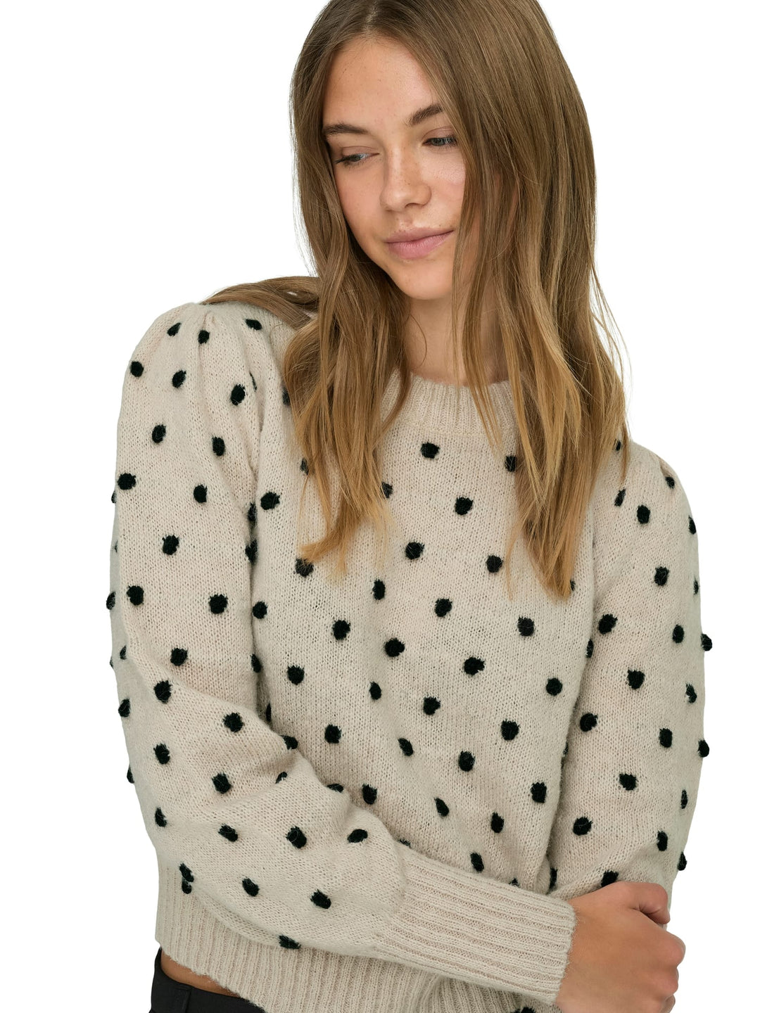 Jacqueline de Yong Sigrid trui dames – zand dessin