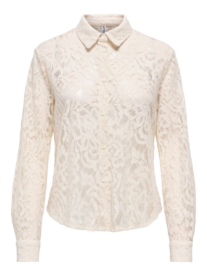 Only blouse l/m dames off-white