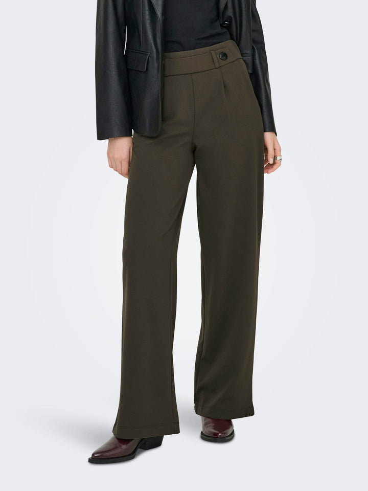 Jacqueline de Yong Geggo lange broek bruin - dames - L34