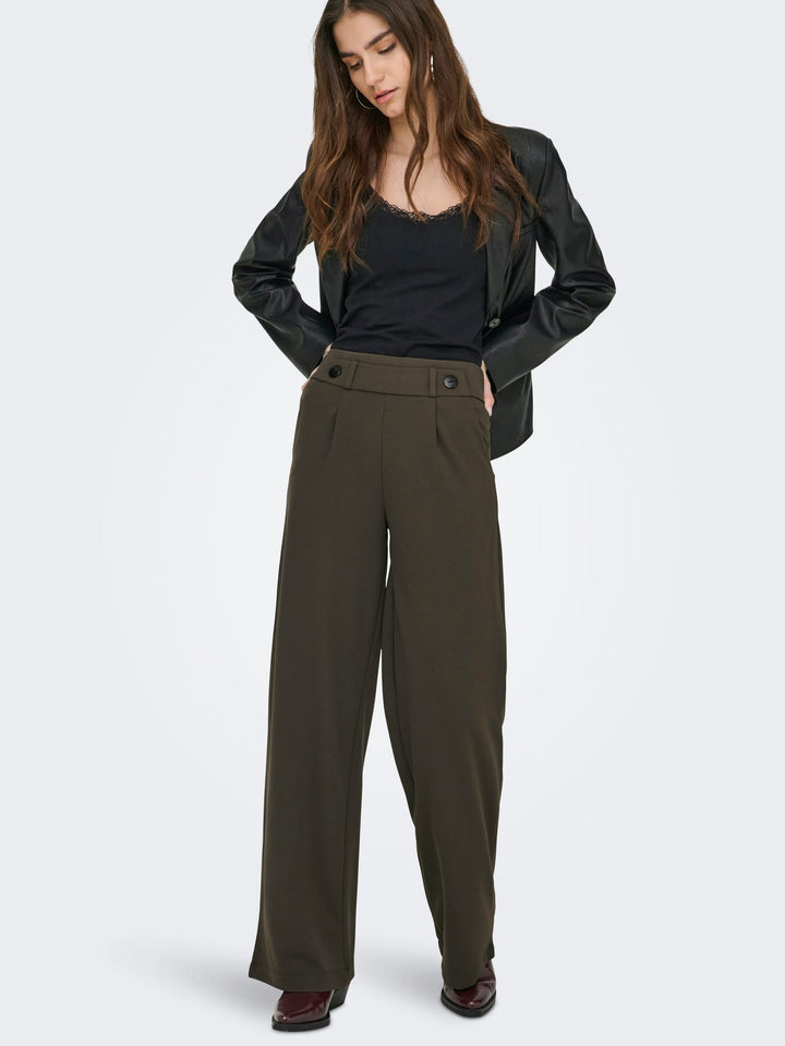 Jacqueline de Yong 15208430 Geggo lange broek bruin - L34