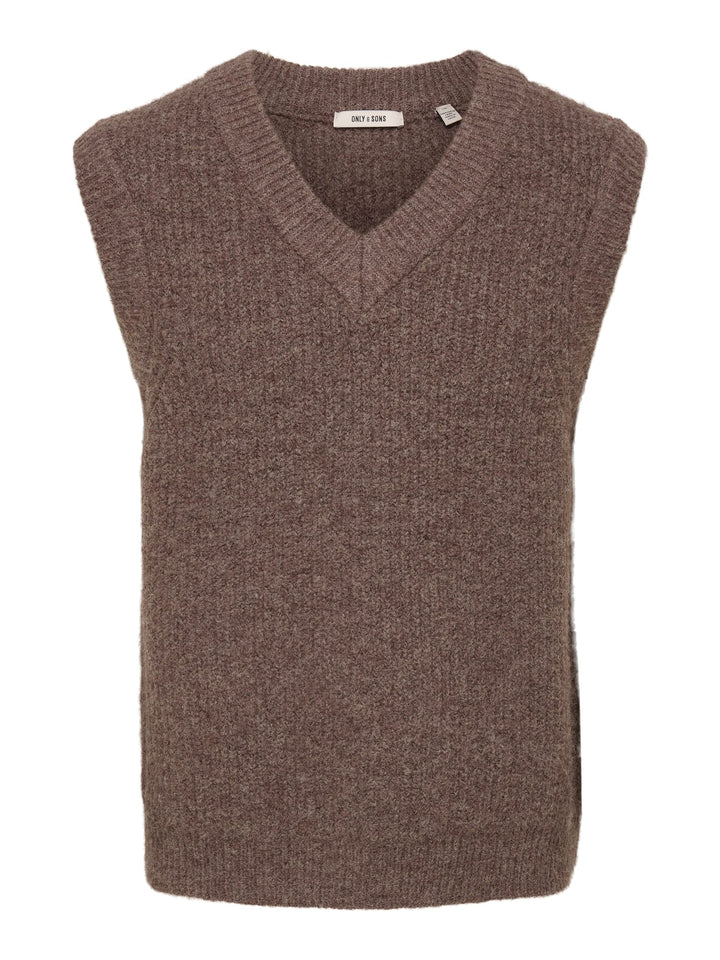ONLY & SONS 22037314 Troy spencer heren bruin melee