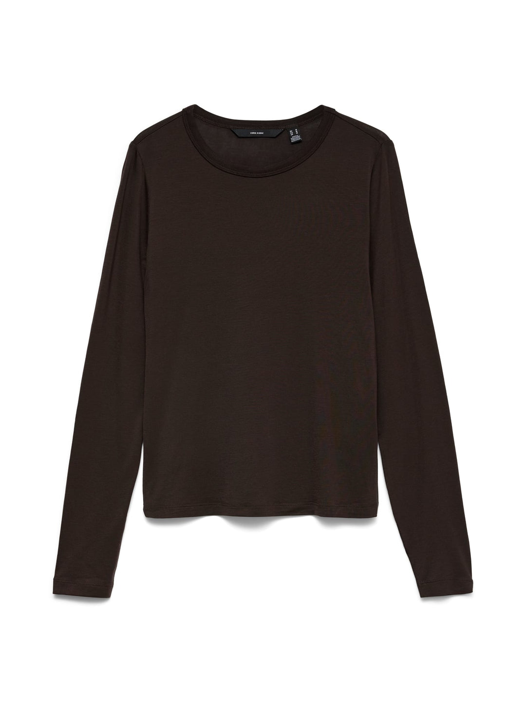 VERO MODA Ada T-shirt l/m bruin – dames