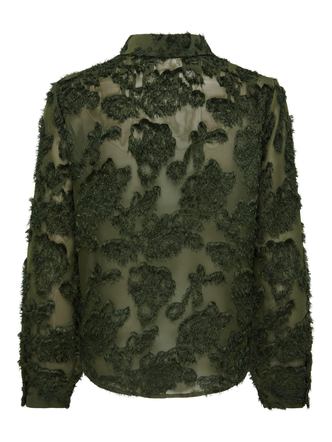 Jacqueline de Yong 15332572 maia blouse l/m donkergroen