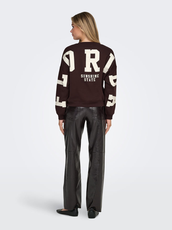 Only 15356793 Sweat bordeaux – dames sweater